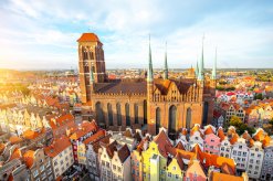 Blick auf Danzig und die Marienkirche © rh2010 - stock.adobe.com
